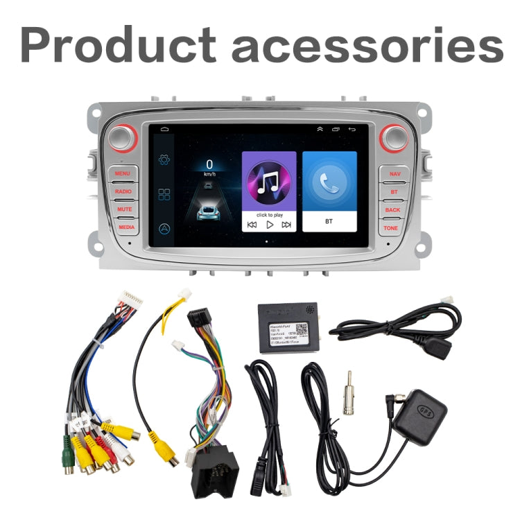 For Ford Focus 7 Inch HD Android Navigation Bluetooth RDS Radio, 1+32G, 2+32G, 2+64G