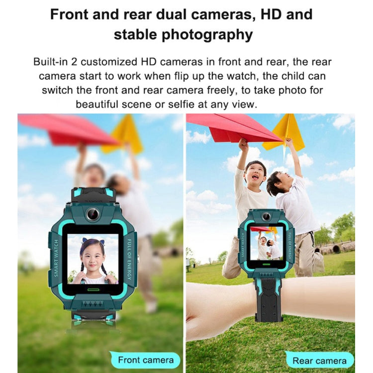 Q19 1.44-inch 360-degree Rotating Positioning Camera Smart Waterproof Children Calling Watch