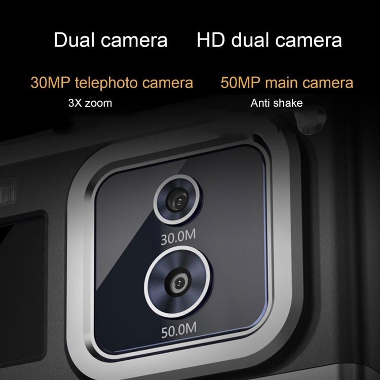 4K HD Optical Dual Lens Digital Camera 50MP Dual Screen Selfie Camera, No Memory, Black, White, Silver