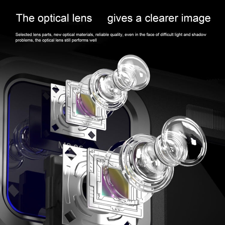 4K HD Optical Dual Lens Digital Camera 50MP Dual Screen Selfie Camera, No Memory, Black, White, Silver