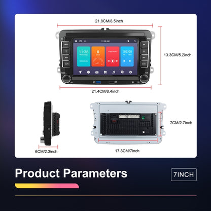 For Volkswagen/Skoda 1+32G Player Large Screen Carplay Android Navigation Reversing Camera Integrated Machine, 1+32G