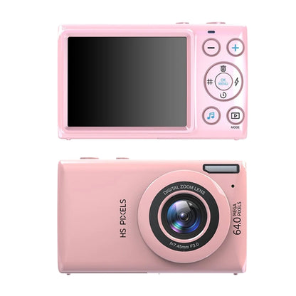 2.8-Inch Display Digital Camera 64MP 4K HD Camcorder With 18x Digital Zoom, White, Pink, Black