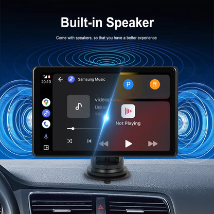 8-inch Car Full Touch Screen Player Supports Horizontal and Vertical CarPlay / Android Auto, Standard, With Camera