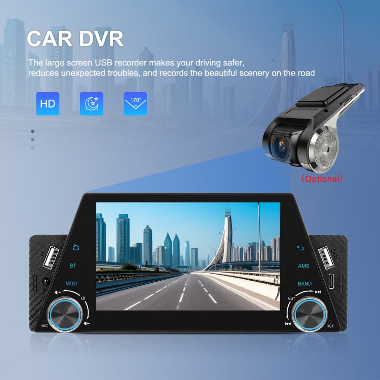 5-inch Single Din Car Multimedia Player Supports Mirror Link/Steering Wheel Control, Standard Version