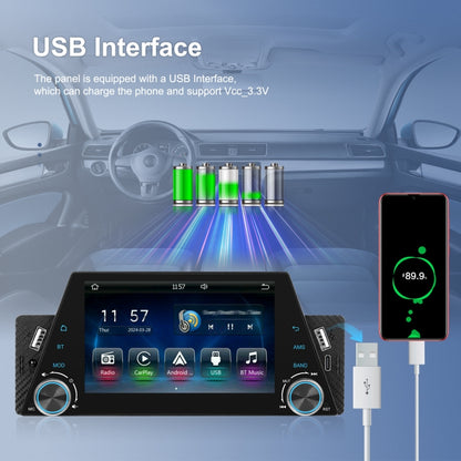 5-inch Single Din Car Multimedia Player Supports Mirror Link/Steering Wheel Control, Standard Version