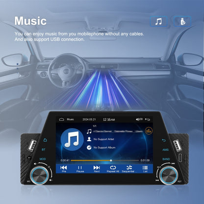 5-inch Single Din Car Multimedia Player Supports Mirror Link/Steering Wheel Control, Standard Version