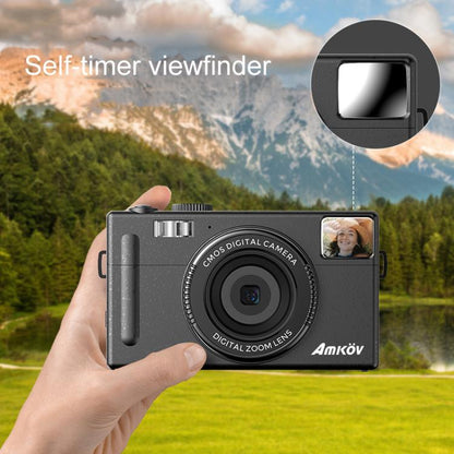 AMKOV CD-R1 24MP HD Pixel Shooting Student Camera 1080P Video Recording CCD Photo Video HD Camera