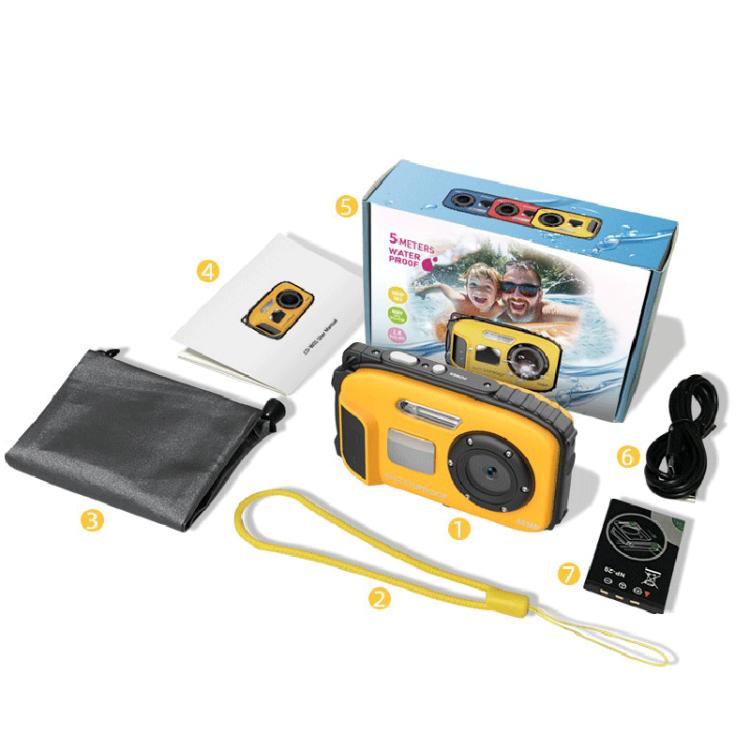 IP68 5m Waterproof Sports Digital Camera Kids Student DV Camera