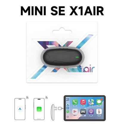 Original Carplay Wired To Wireless Box Adapter Car Connect Android Box, MINI SE X1AIR Black, MINI SE X2AIR Black