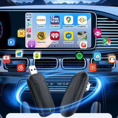 Original Carplay Wired To Wireless Box Adapter Car Connect Android Box, MINI SE X1AIR Black, MINI SE X2AIR Black