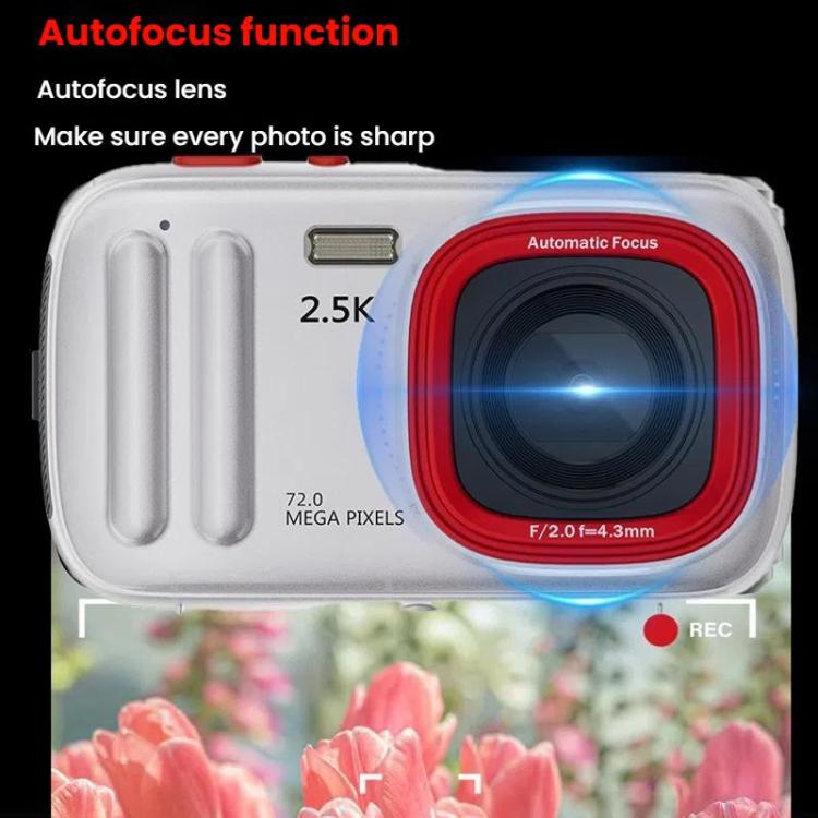 72 MP HD Digital Camera 2.4 Inch MP3 Listening Photo Video 16x Zoom DV