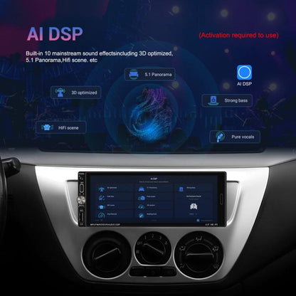 6.9 Inch Horizontal Screen Android 13.0 Car Player Car Center Control Integrated Machine, 2+32G, 2+32G+12 Lights Camera+Mic, 2+32G+AHD Camera+Mic