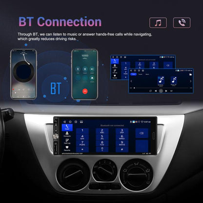 6.9 Inch Horizontal Screen Android 13.0 Car Player Car Center Control Integrated Machine, 2+32G, 2+32G+12 Lights Camera+Mic, 2+32G+AHD Camera+Mic