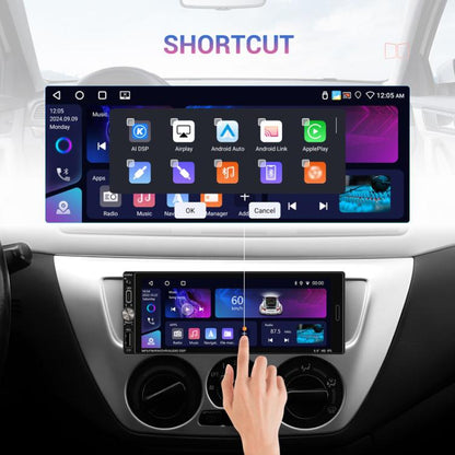 6.9 Inch Horizontal Screen Android 13.0 Car Player Car Center Control Integrated Machine, 2+32G, 2+32G+12 Lights Camera+Mic, 2+32G+AHD Camera+Mic