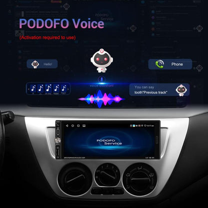 6.9 Inch Horizontal Screen Android 13.0 Car Player Car Center Control Integrated Machine, 2+32G, 2+32G+12 Lights Camera+Mic, 2+32G+AHD Camera+Mic