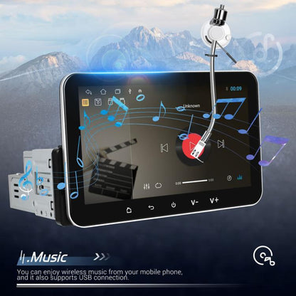 7 inch Horizontal Screen Android 13.0 Single Spindle Universal Car Multimedia Player, Standard, Standard+Camera+Mic