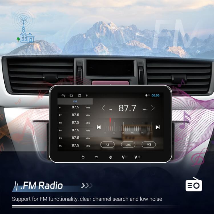 7 inch Horizontal Screen Android 13.0 Single Spindle Universal Car Multimedia Player, Standard, Standard+Camera+Mic