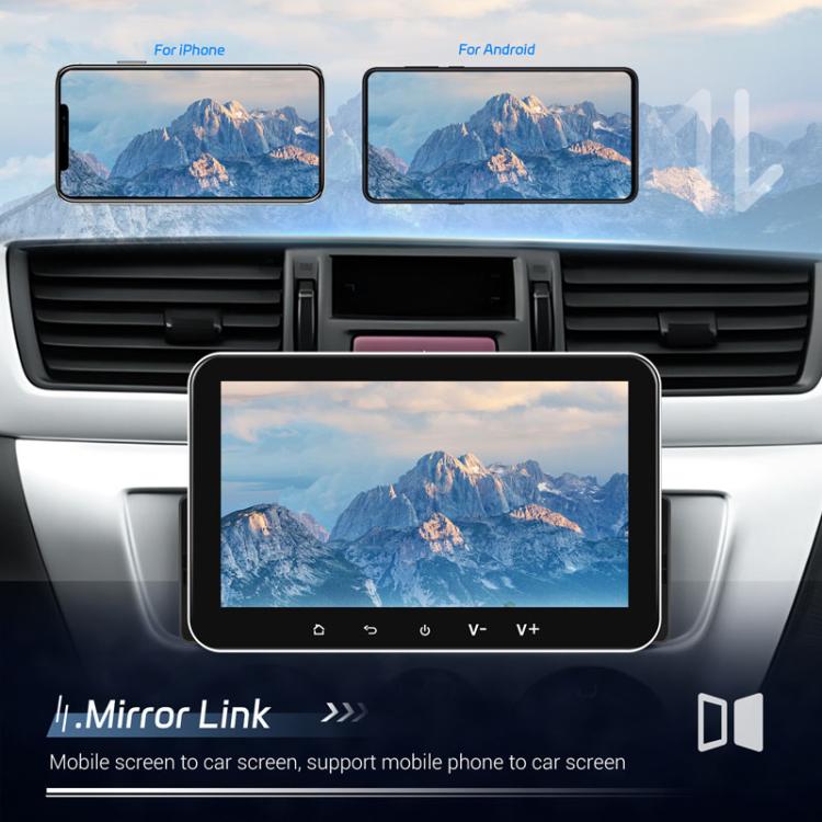 7 inch Horizontal Screen Android 13.0 Single Spindle Universal Car Multimedia Player, Standard, Standard+Camera+Mic