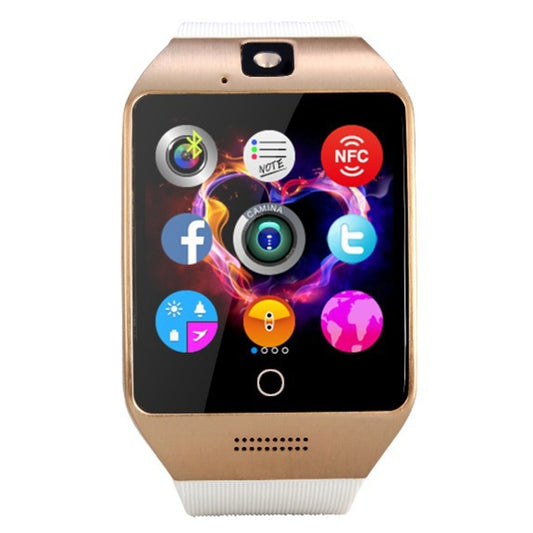 Q18S 1.54 inch IPS Screen MTK6260A Bluetooth 3.0 Smart Watch Phone, Pedometer / Sedentary Reminder / Sleeping Monitor  / Anti-Loss / Remote Camera / GSM / 0.3M Camera, WA3241BJ, WA3241BS, WA3241H, WA3241WJ, WA3241WS