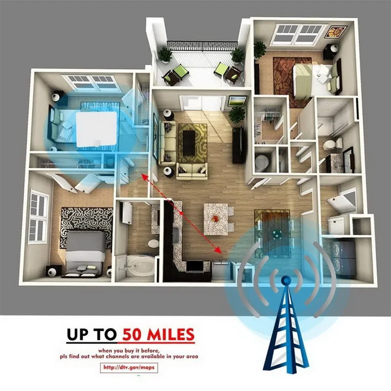 Indoor Smart TV Signal Antenna