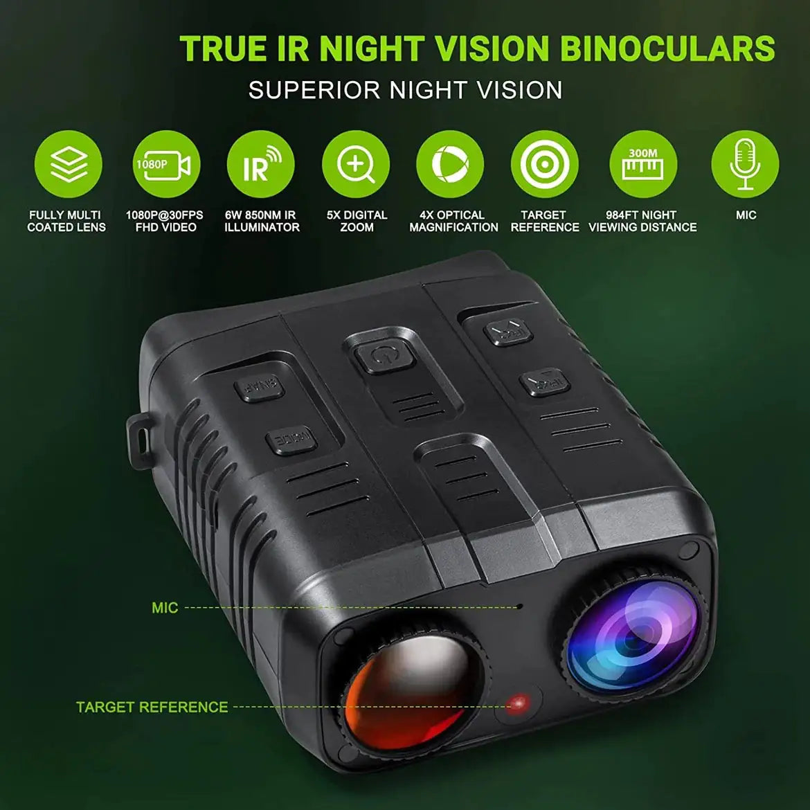 Infrared Binoculars With Recording